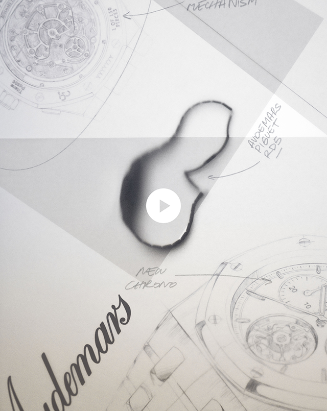 Savoir faire shoot of a Royal Oak watch.
