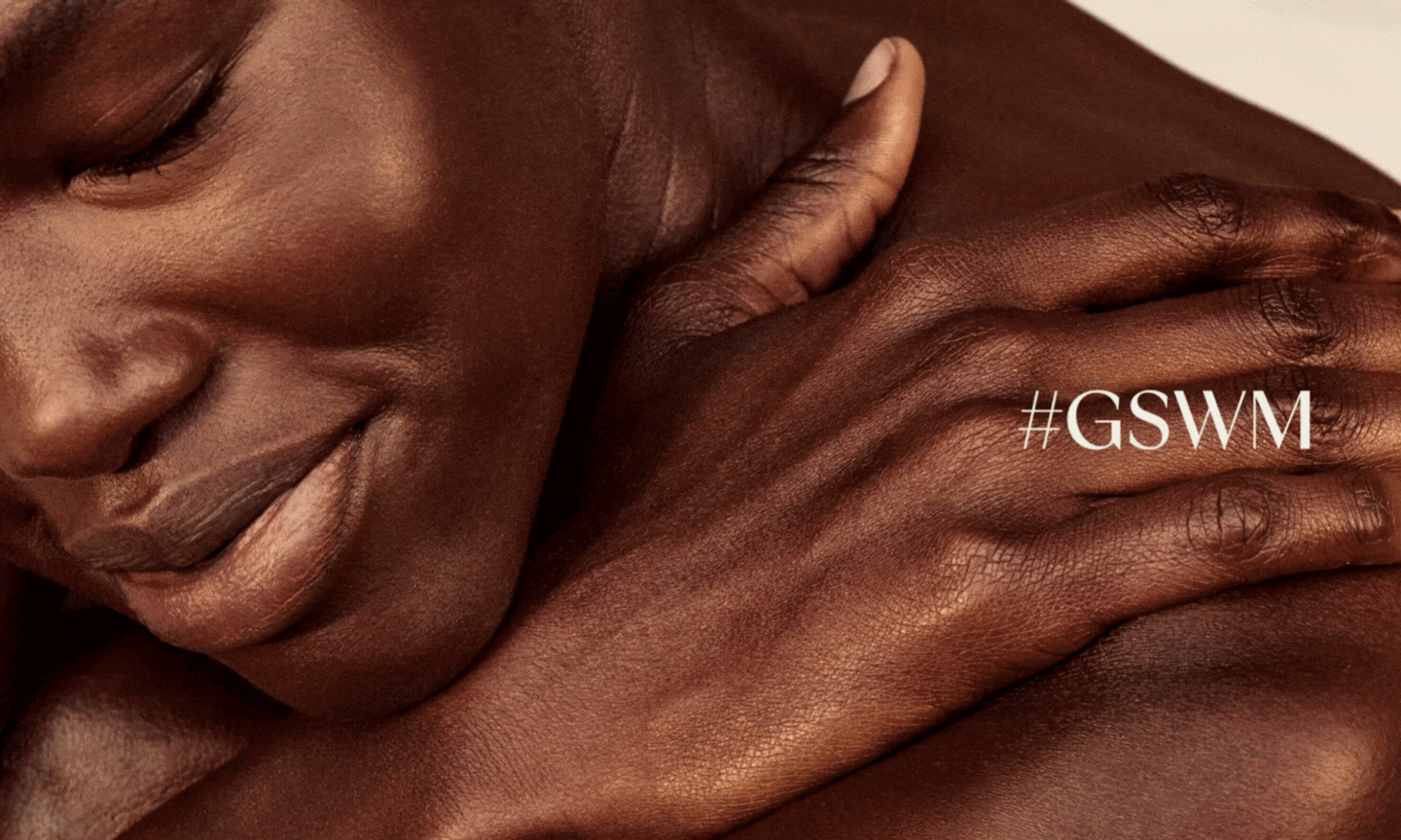 GIF of close up of one woman showing smooth skin, product texture on another woman's cheek, and a third woman holding Aveeno® Skin Relief Healing Ointment.