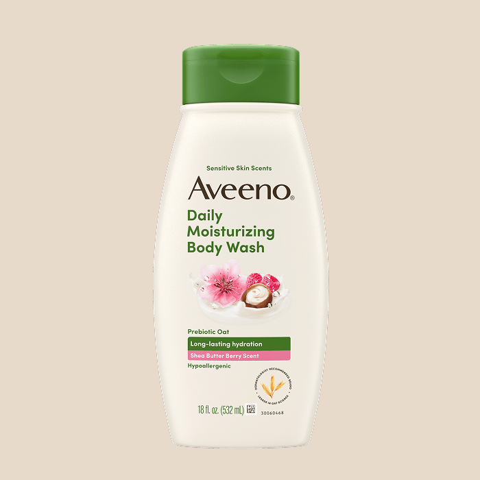 Aveeno® Daily Moisturizing Body Wash, Shea Butter Berry Scent, Sensitive Skin Scents