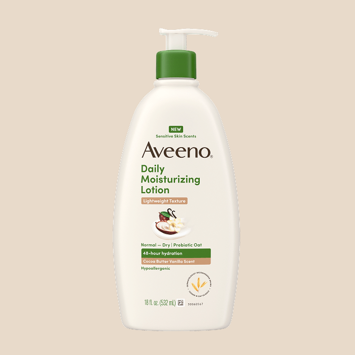 Aveeno® Daily Moisturizing Body Lotion, Cocoa Butter Vanilla Scent, Sensitive Skin Scents