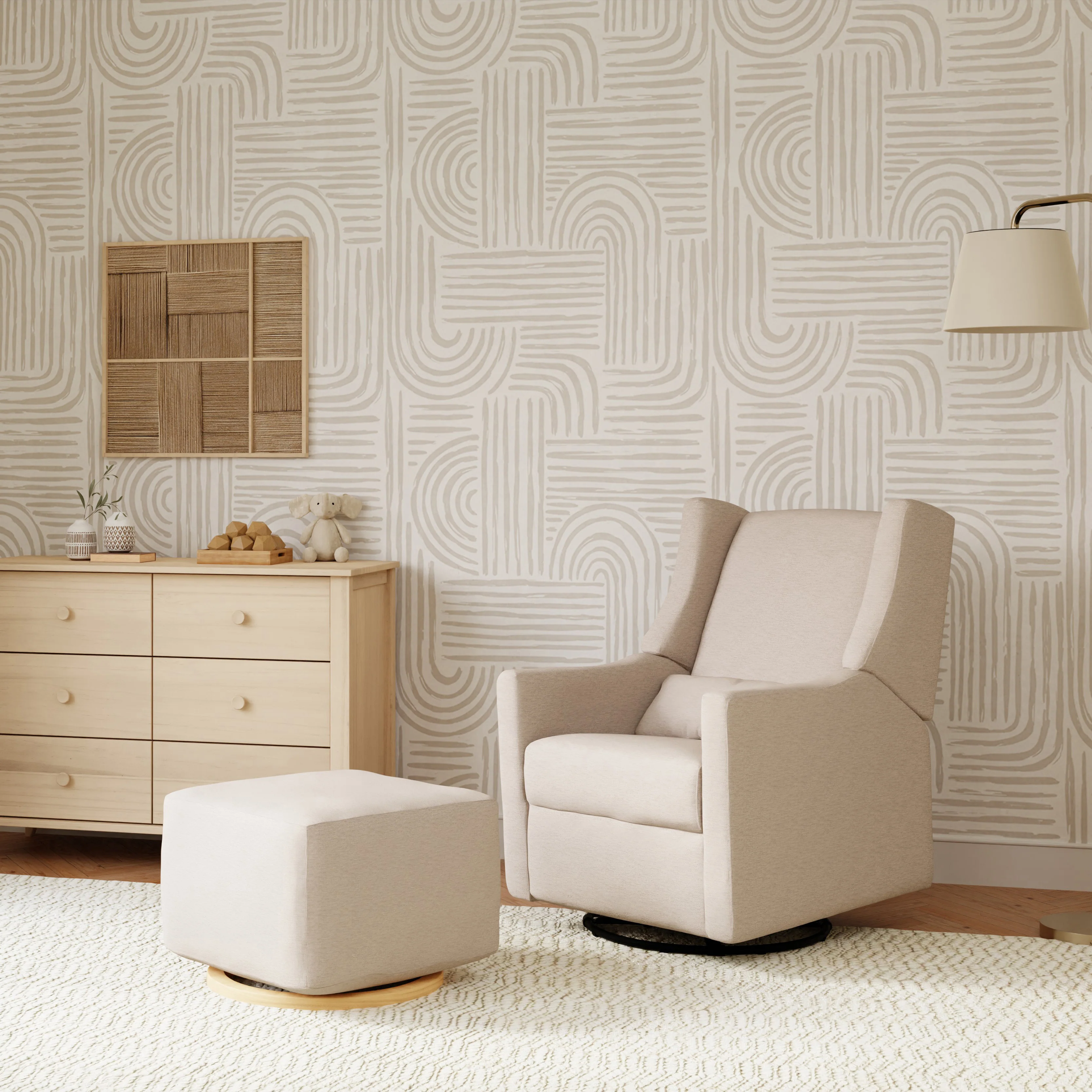 Image of Kiwi Electronic Recliner and Swivel Glider with USB port