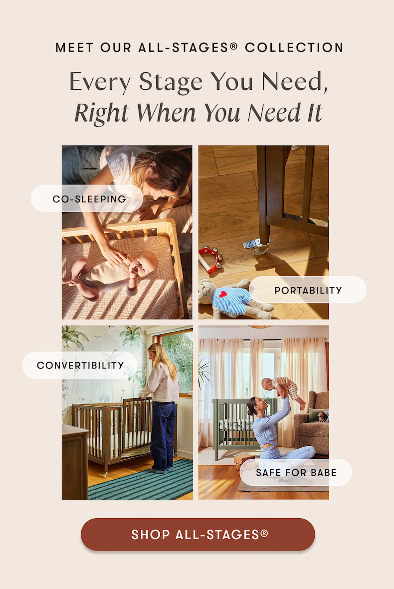 Co-sleeping, Portability, Convertibility, Safe for Babe | Shop All-Stages