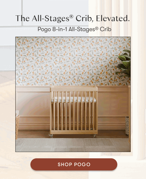 The All-Stages Crib, Elevated: Pogo 8-in-1 All-Stages Crib | Shop Pogo