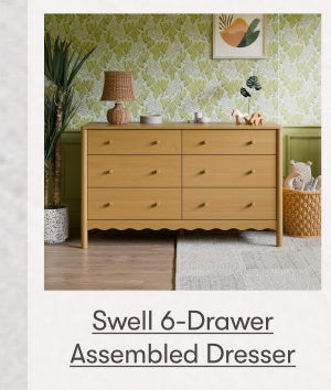 Swell 6-Drawer Assembled Dresser