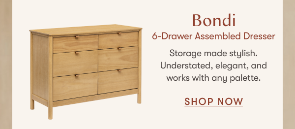Bondi 6-Drawer Assembled Dresser | Shop Now
