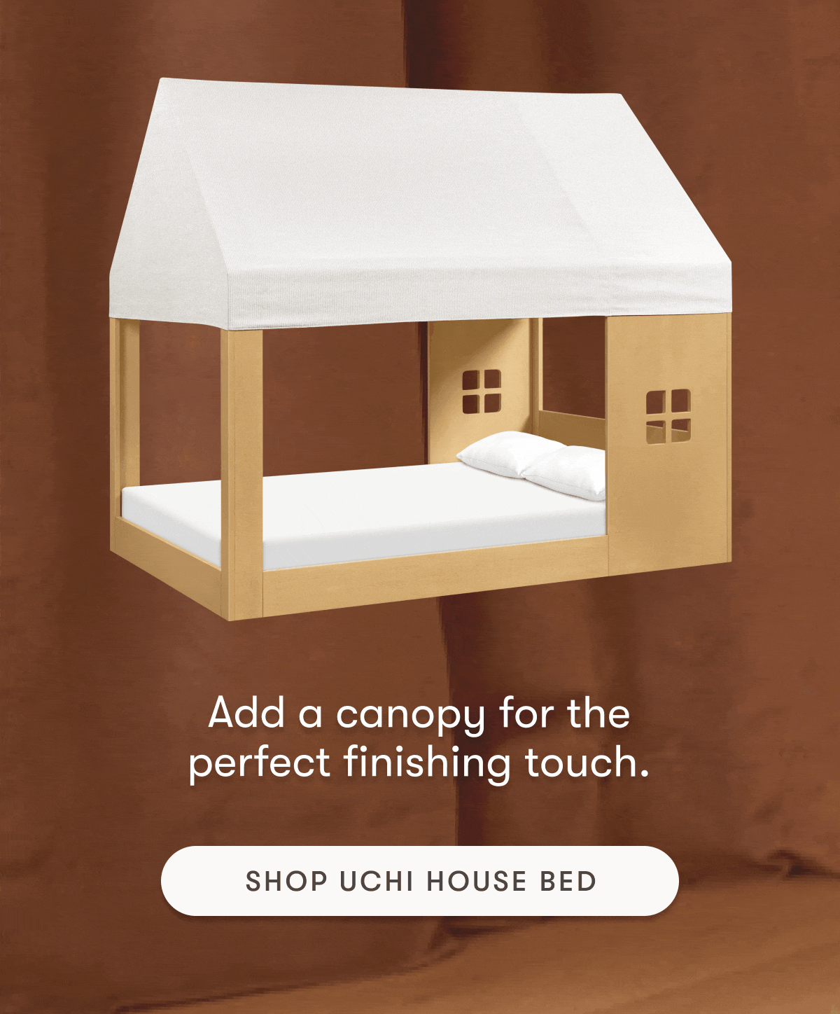 Add a canopy for the perfect finishing touch. | Shop Uchi House Bed