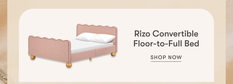 Rizo Convertible Floor-to-Full Bed | Shop Now