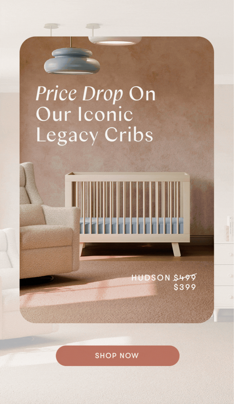 Price Drop On Our Iconic Legacy Cribs
