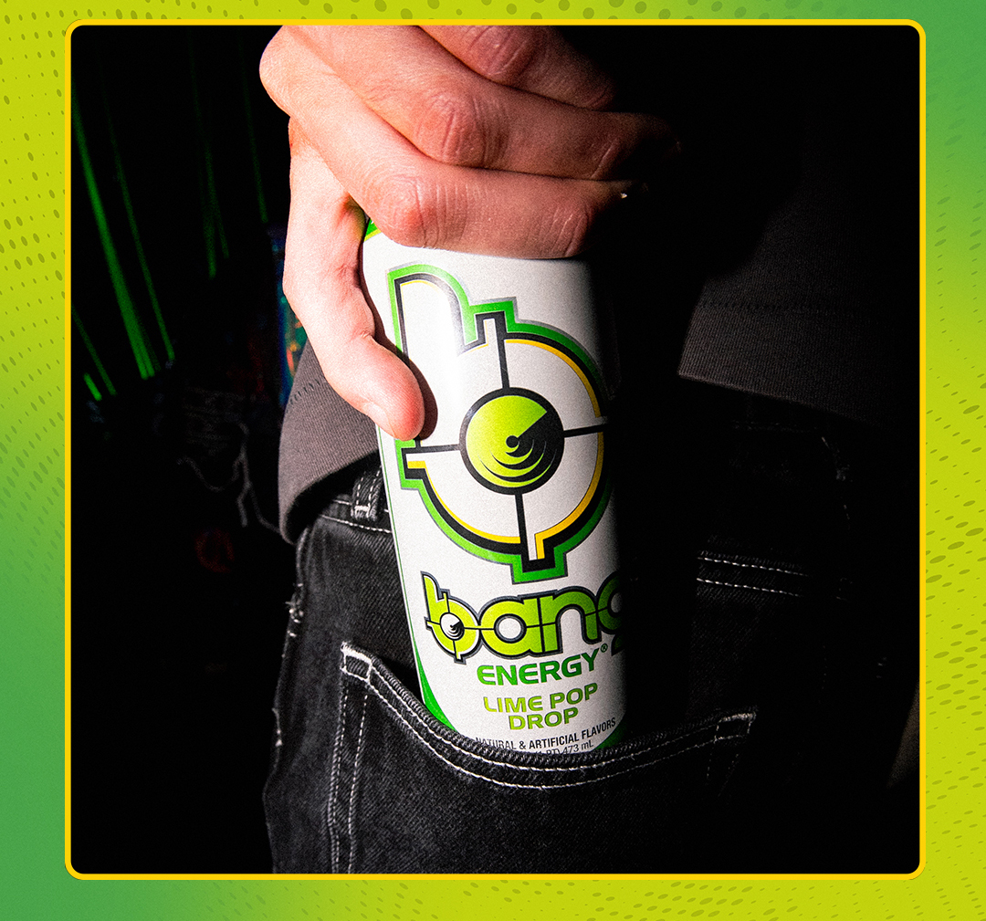 Bang Energy Lime Pop Drop Can