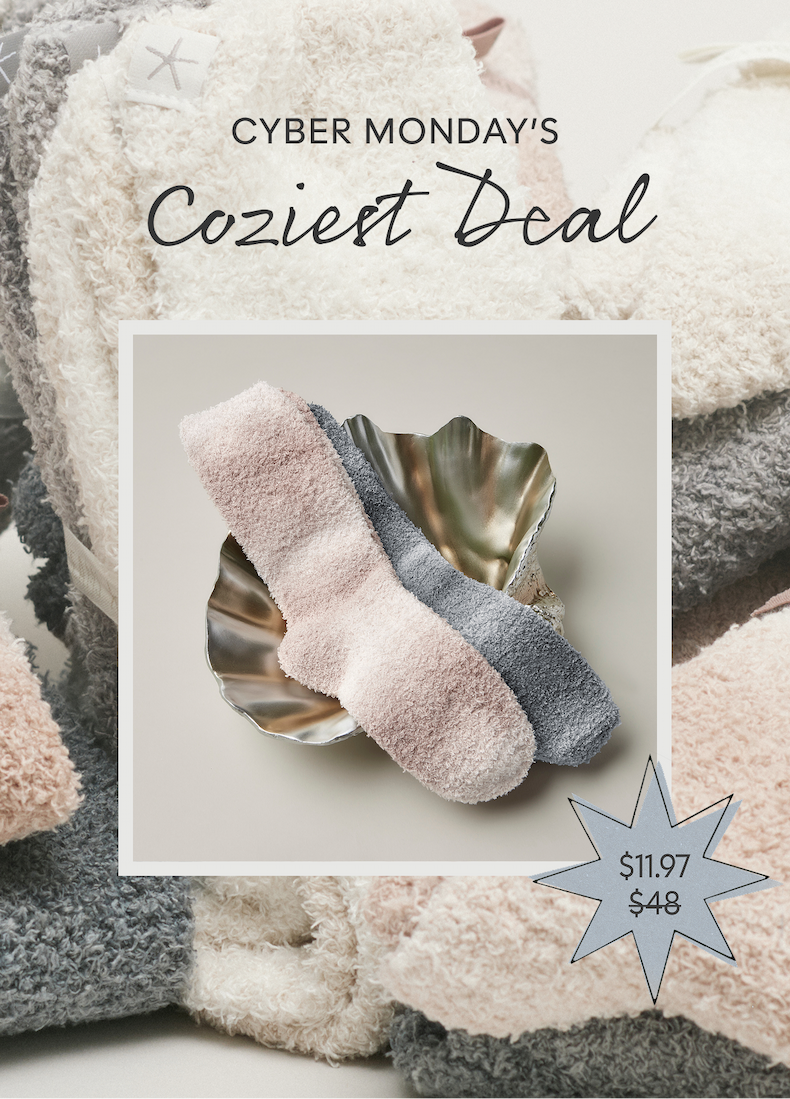Cyber Monday's Coziest Deal - $11.97 socks!