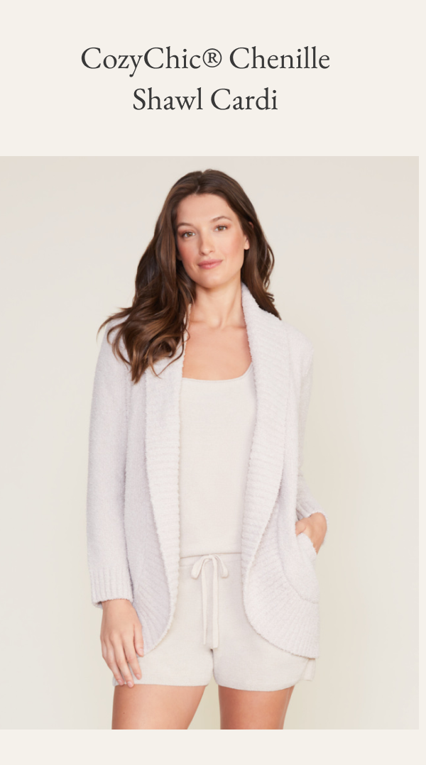 CozyChic® Chenille Shawl Cardi