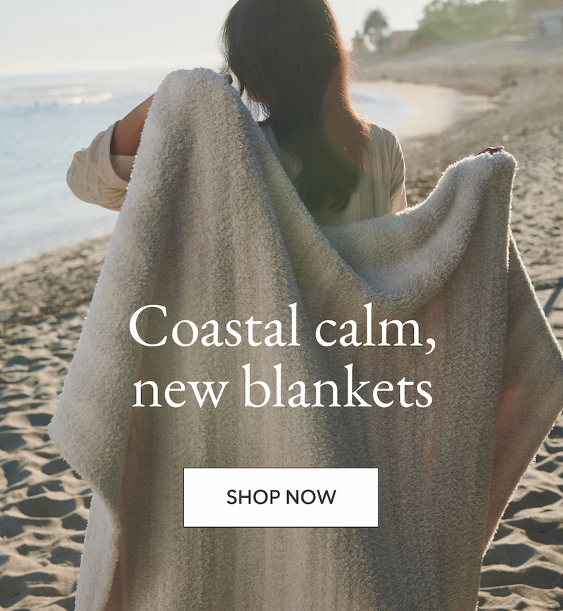 Coastal calm, new blankets | SHOP NOW