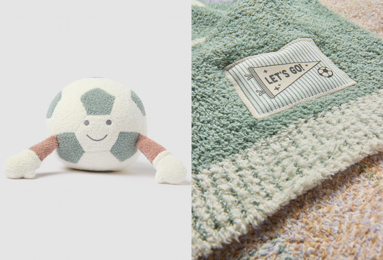 CozyChic® Goal! buddie and blanket images
