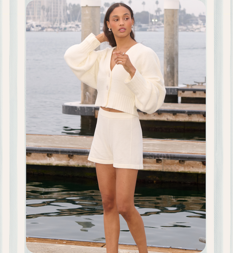 CozyChic Lite® Cotton Ribbed Button Front Cardigan