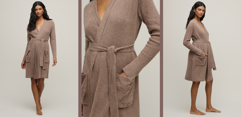 images of CozyChic Lite® Ribbed Robe