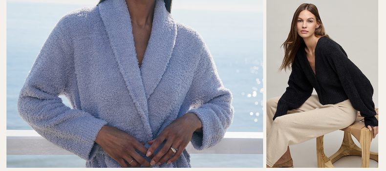 Robe and Cropped Button Down Cardigan images