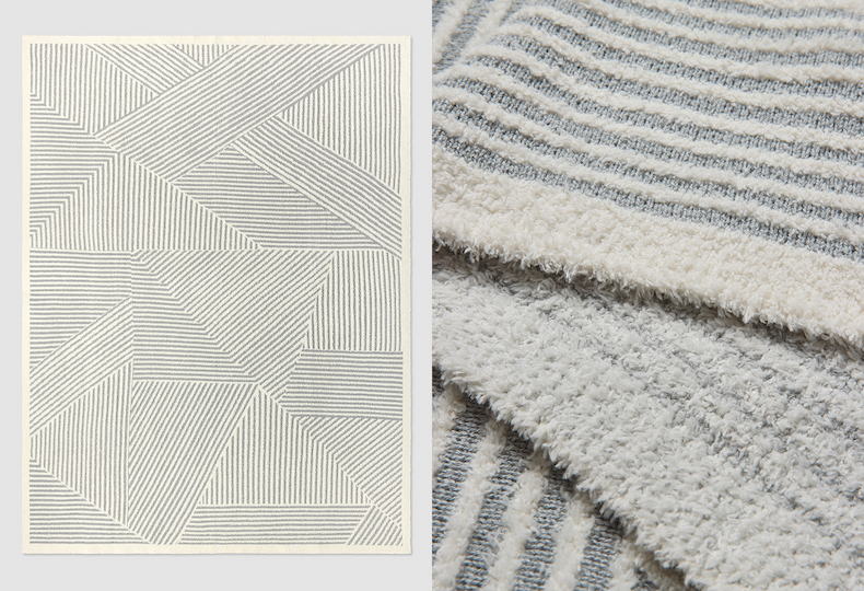 product images of CozyChic® Cotton Linea Mixed Stripe Throw