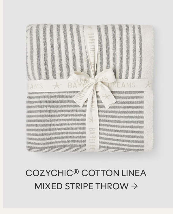CozyChic® Cotton Linea Mixed Stripe Throw
