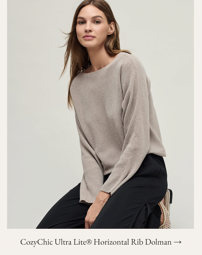 CozyChic Ultra Lite® Horizontal Rib Dolman