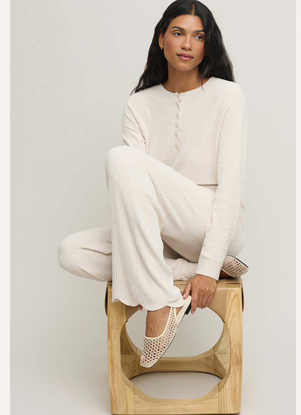 CozyChic Ultra Lite® Ribbed Scallop Pant