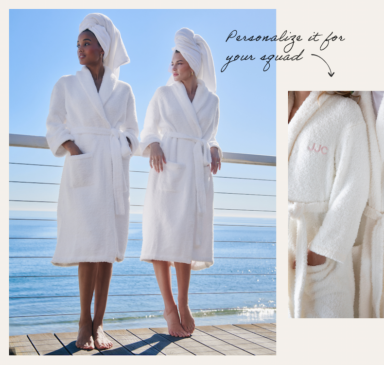 imagery of CozyChic® Adult Robe and embroidery option