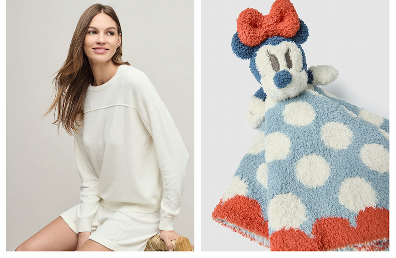 CozyChic Ultra Lite® Seamed Pullover and Short Set + CozyChic® Disney Minnie Mouse Lovey