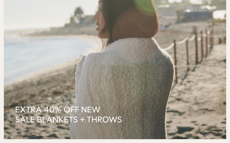 EXTRA 40% OFF NEW SALE BLANKETS + THROWS