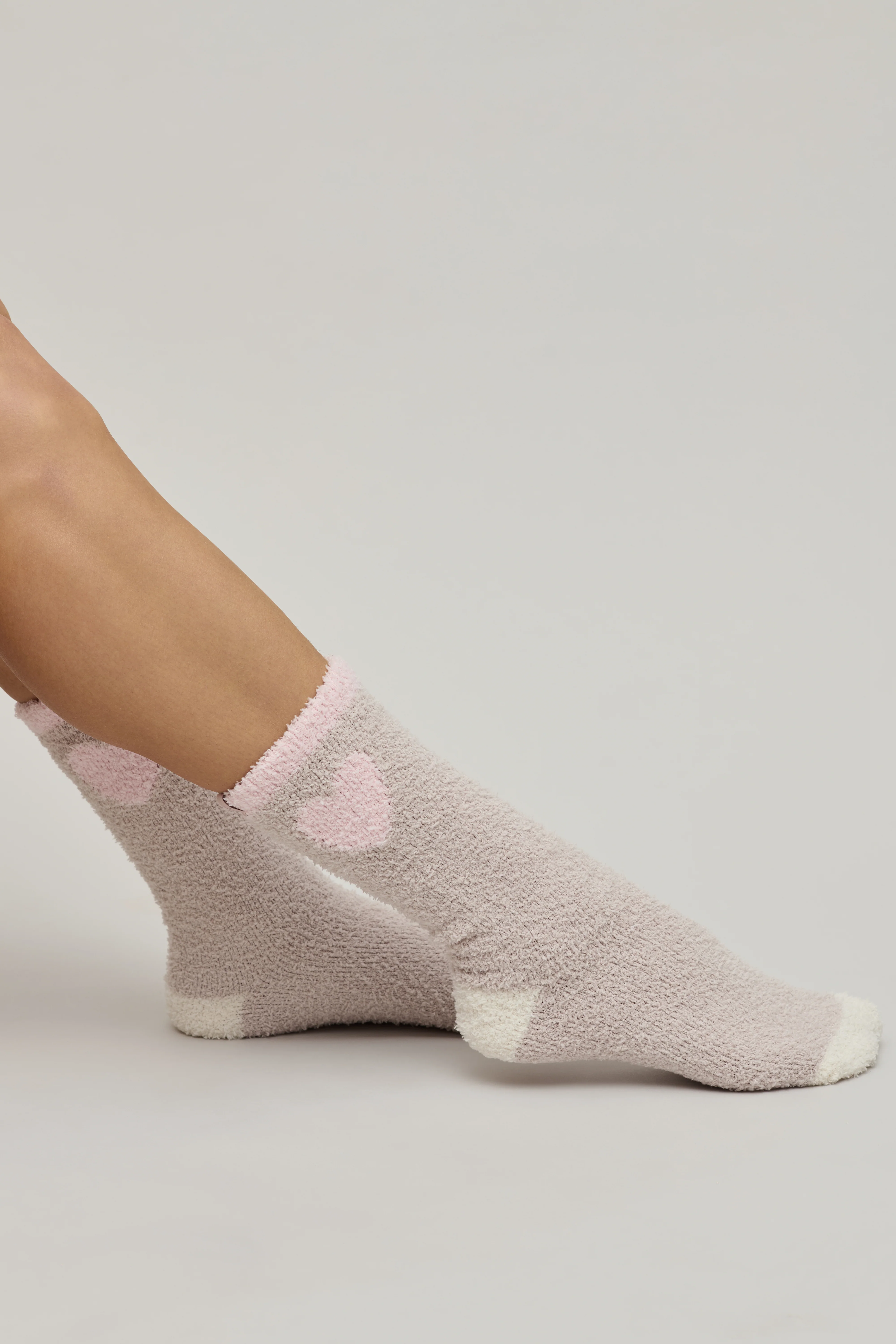 Image of CozyChic® Color Block Heart Socks