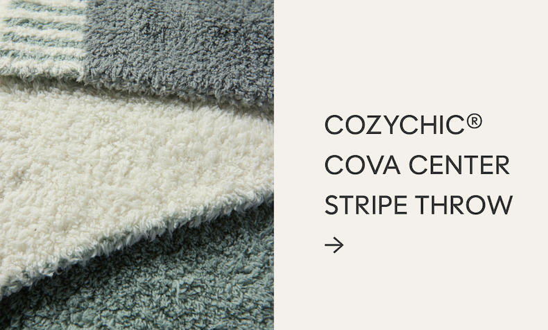 CozyChic® Cova Center Stripe Throw →