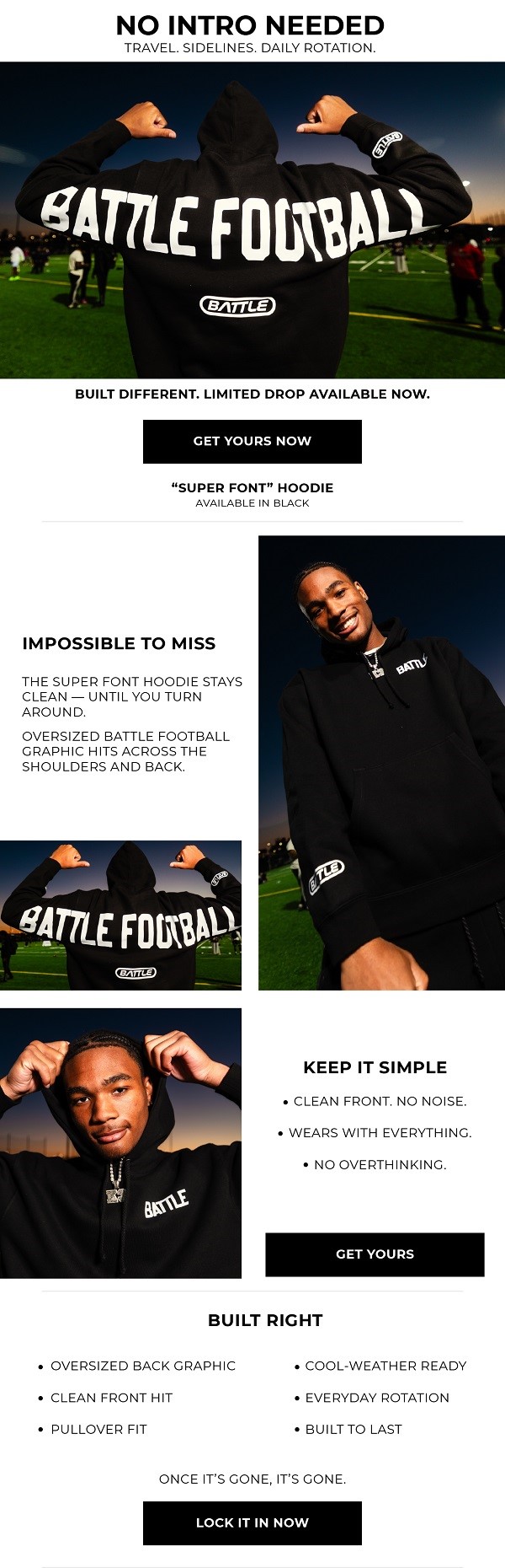 Super Font Hoodie