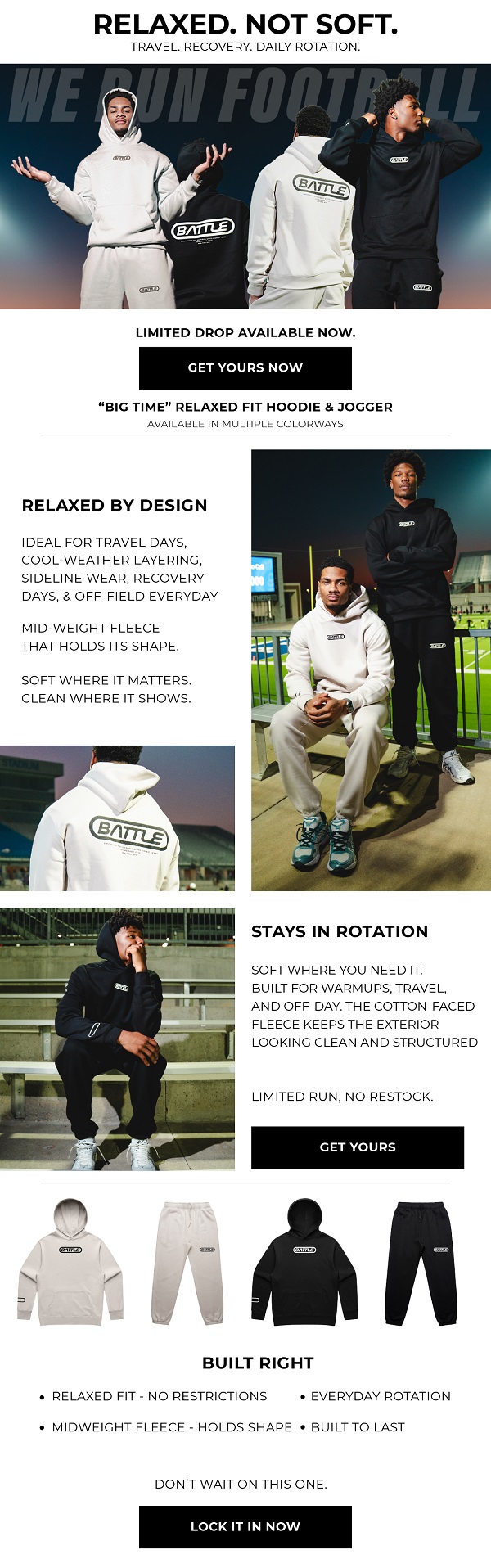 Big Time Hoodie and Jogger