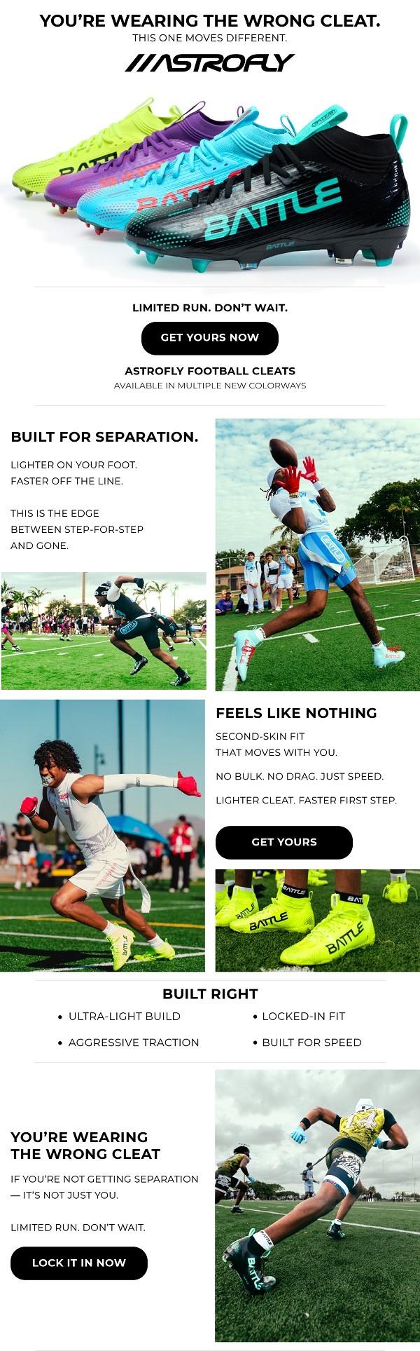 AstroFly Cleats
