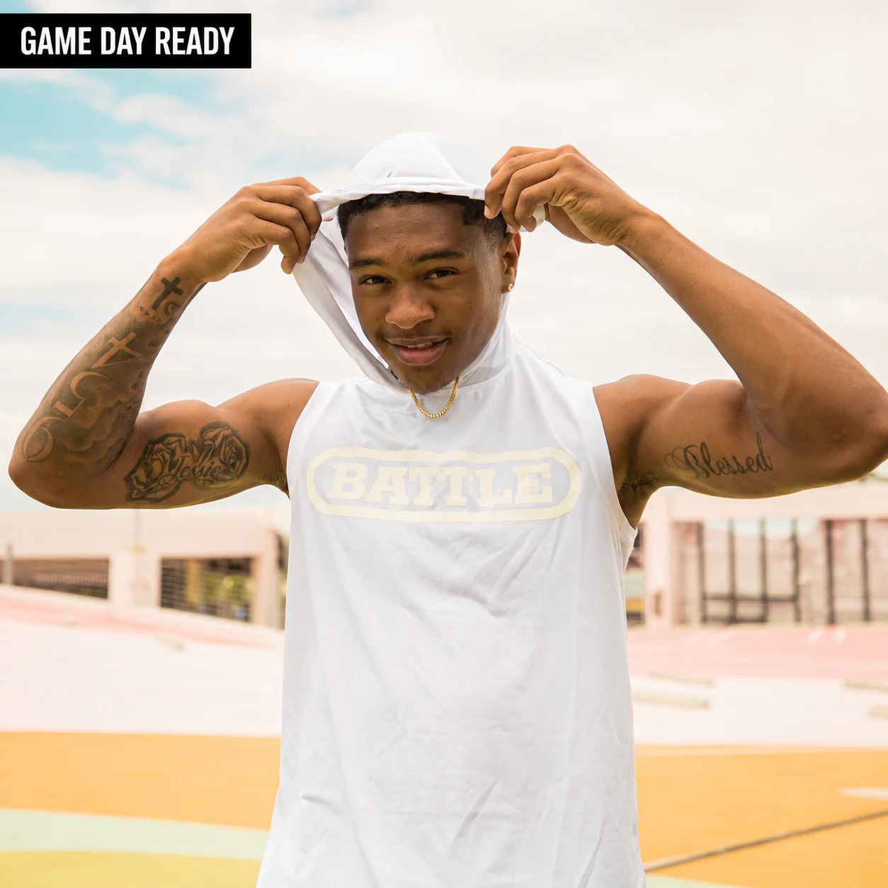 Sleeveless Light Action Hoodie