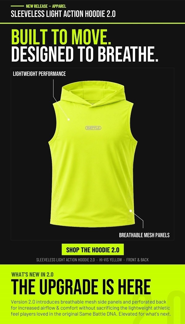 Sleeveless Light Action Hoodie 2.0
