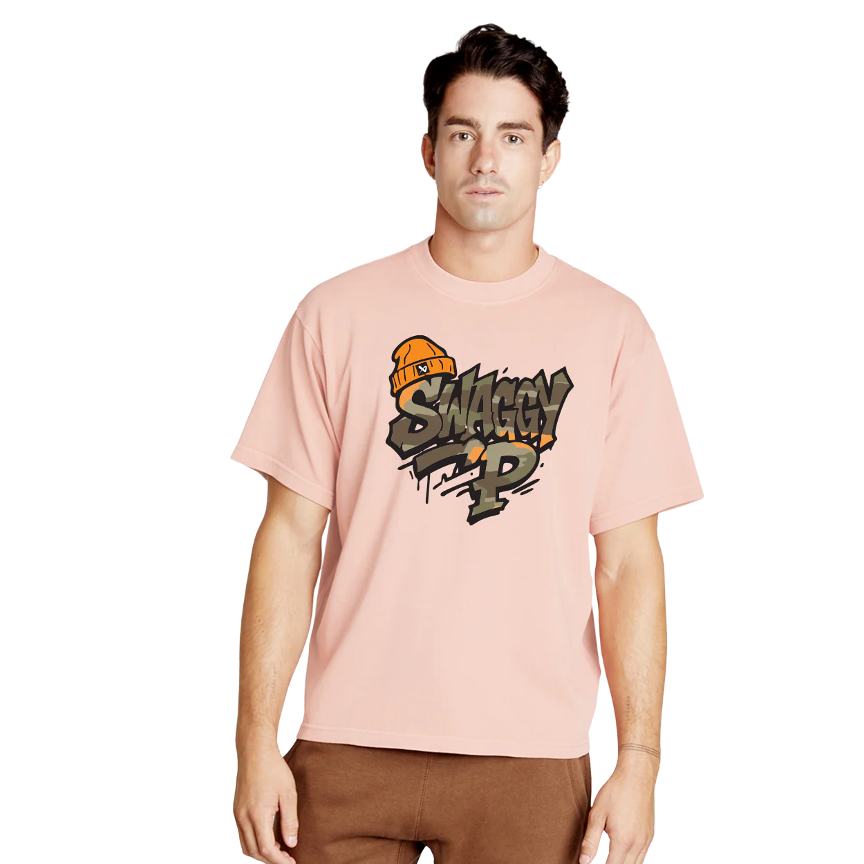 Image of BAUER x Swaggy P Tagged Boxy Tee Senior