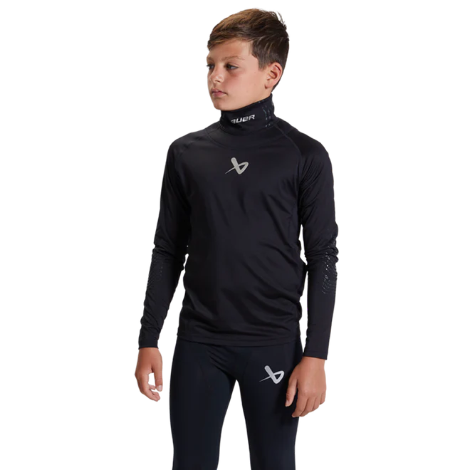 Image of BAUER LS CUT-RESISTANT NECK PROTECT BASE LAYER, YOUTH