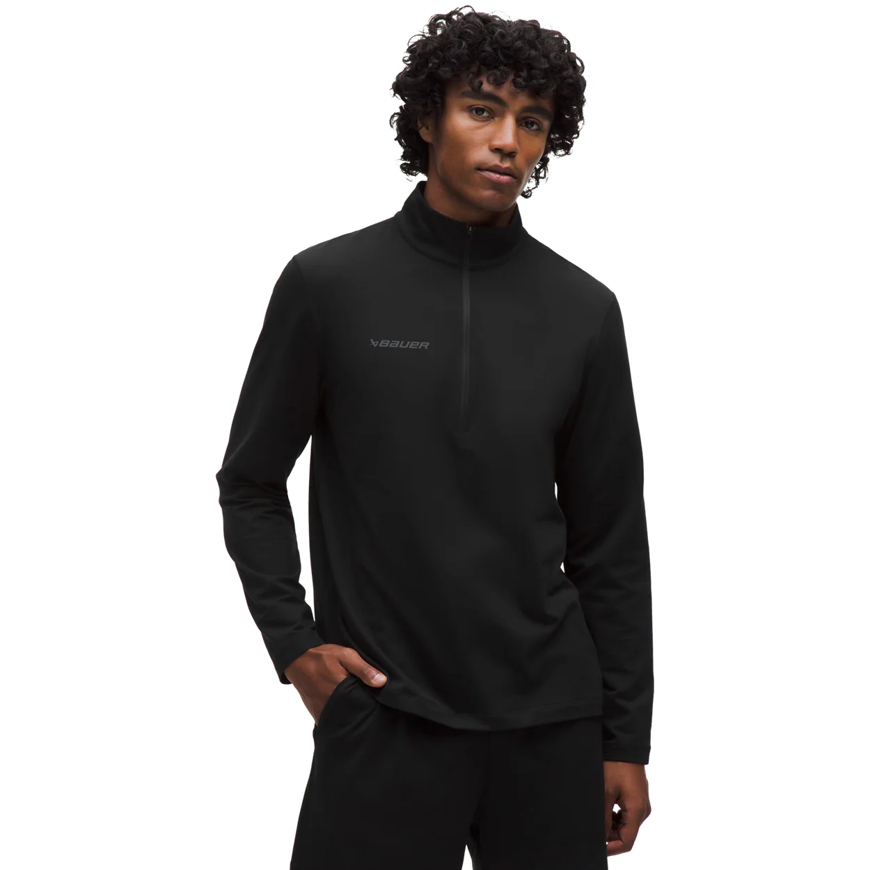 Image of Bauer // lululemon SOFT JERSEY 1/2 ZIP