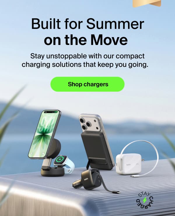 Stay Charged Wherever You Go this Summer