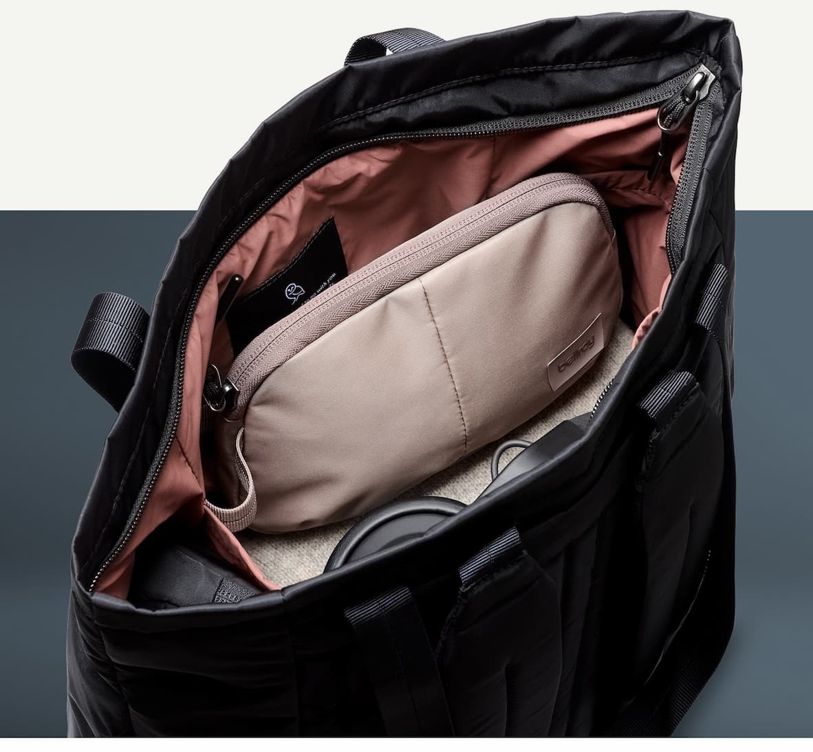 Keep these pouches in bags with low-key organization – like those in the Cinch or Laneway range – or so you can group all your essentials and change up your daily bag without losing anything. 