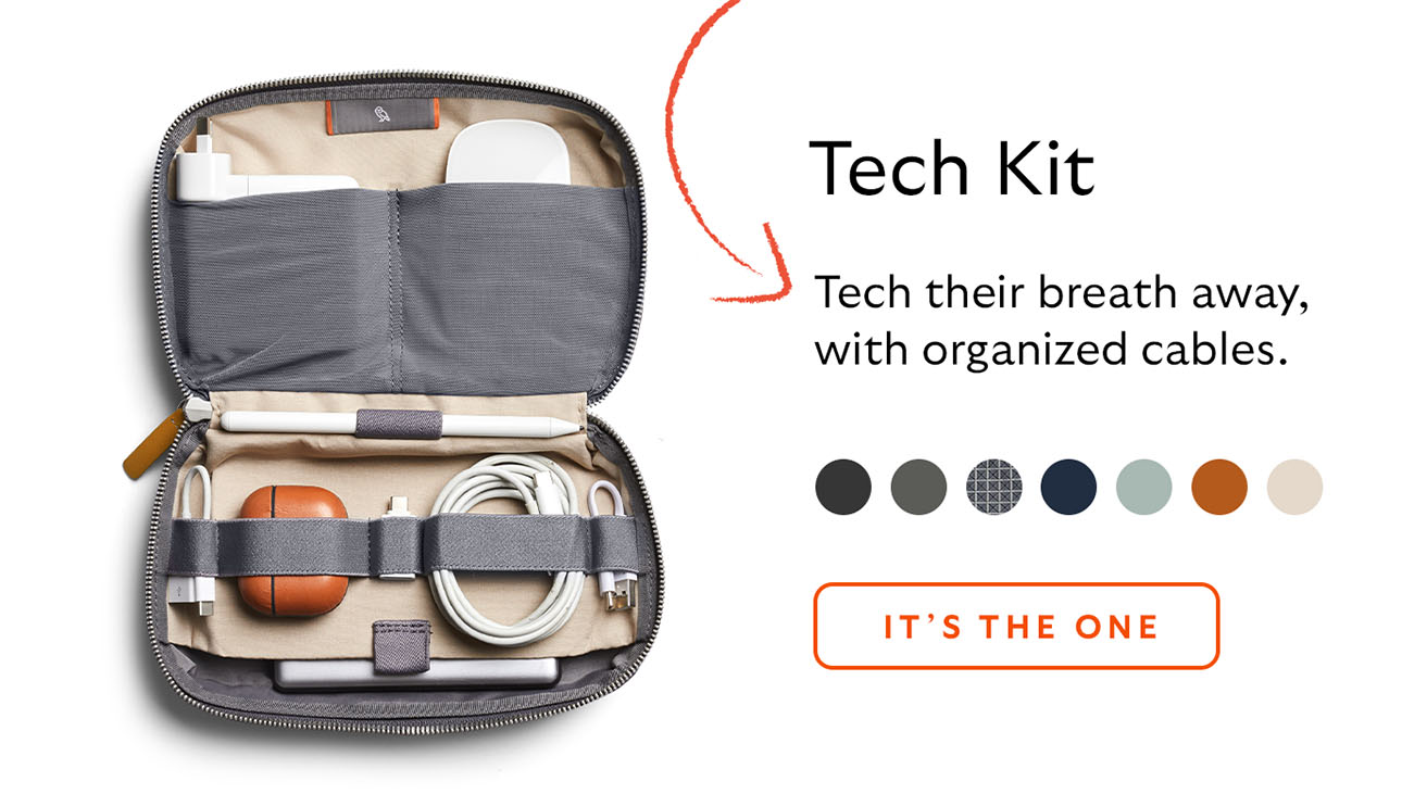 [Product name] Tech Kit [Starburst] Tech their breath away, with organized cables.