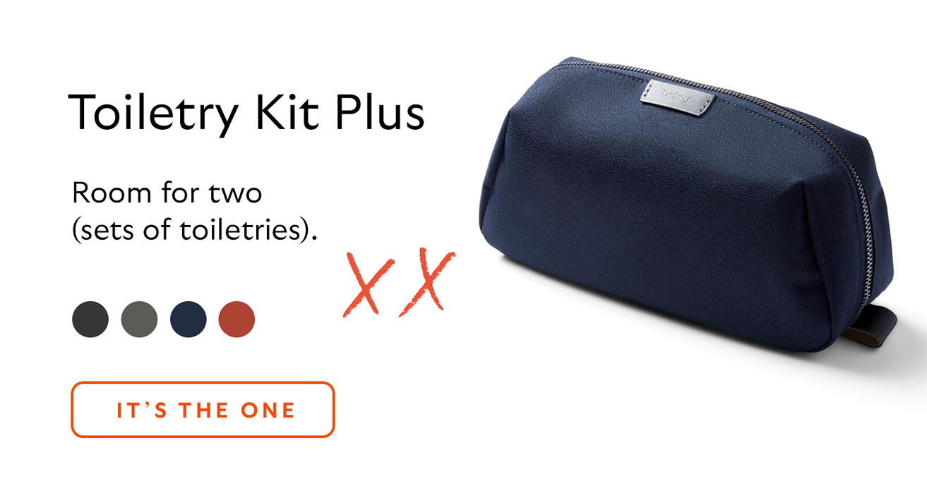  [Product name] Toiletry Kit Plus [Starburst] Room for two (sets of toiletries). CTA It’s the one