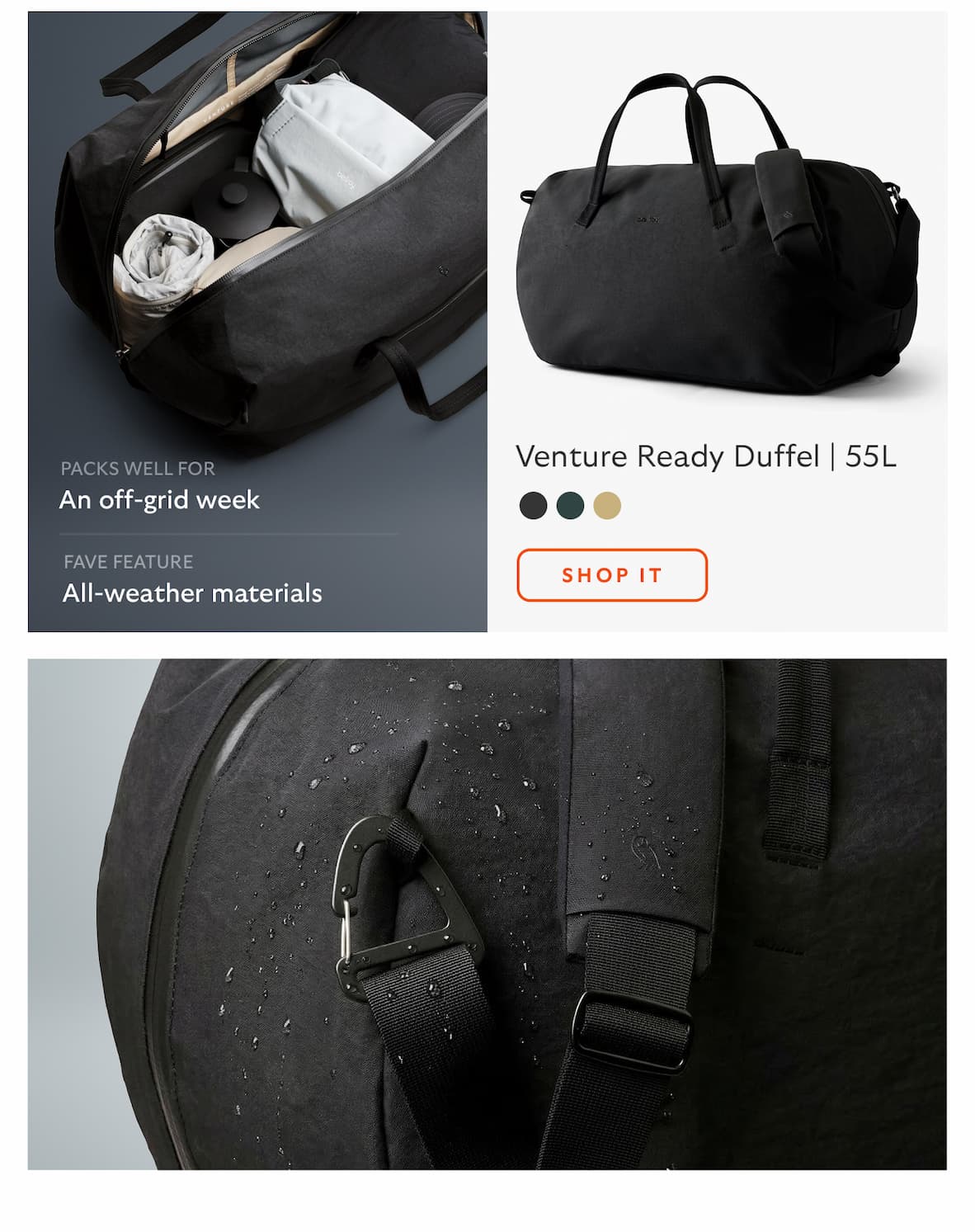 Venture Ready Duffel | 55L