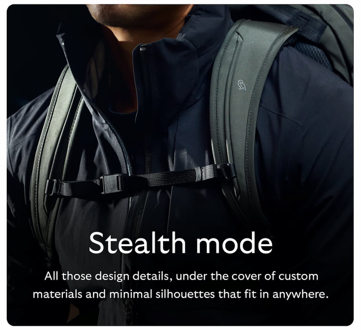 All those design details, under the cover of custom materials and minimal silhouettes that fit in anywhere.