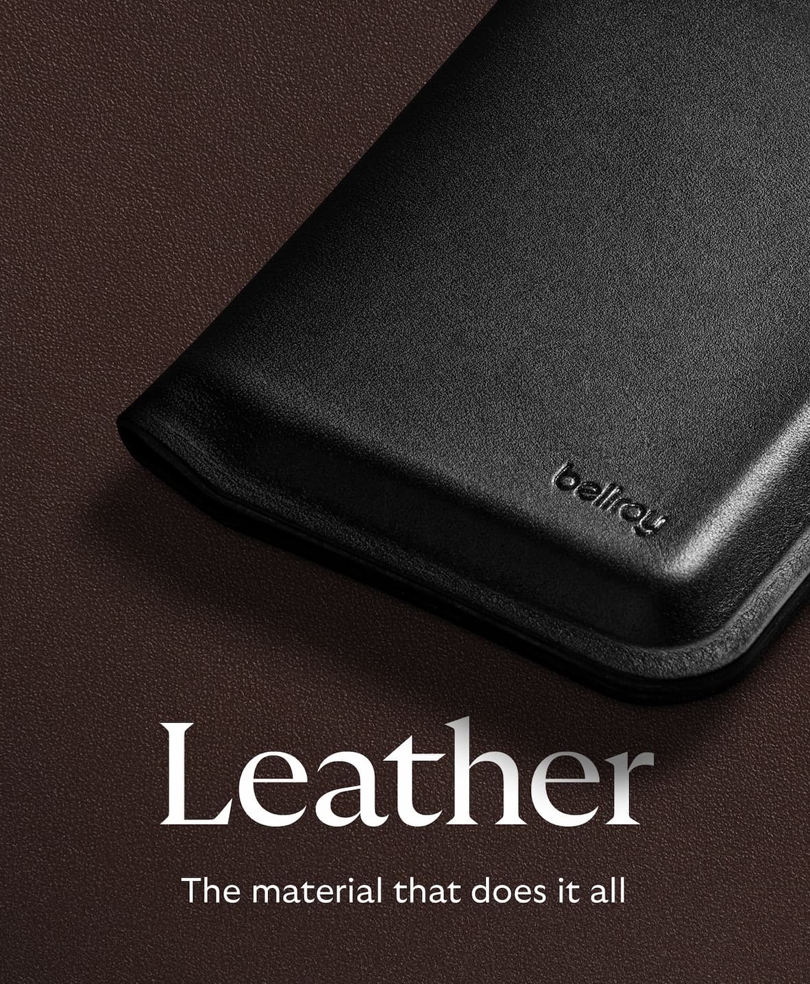 Header Leather Subheader The material that does it all