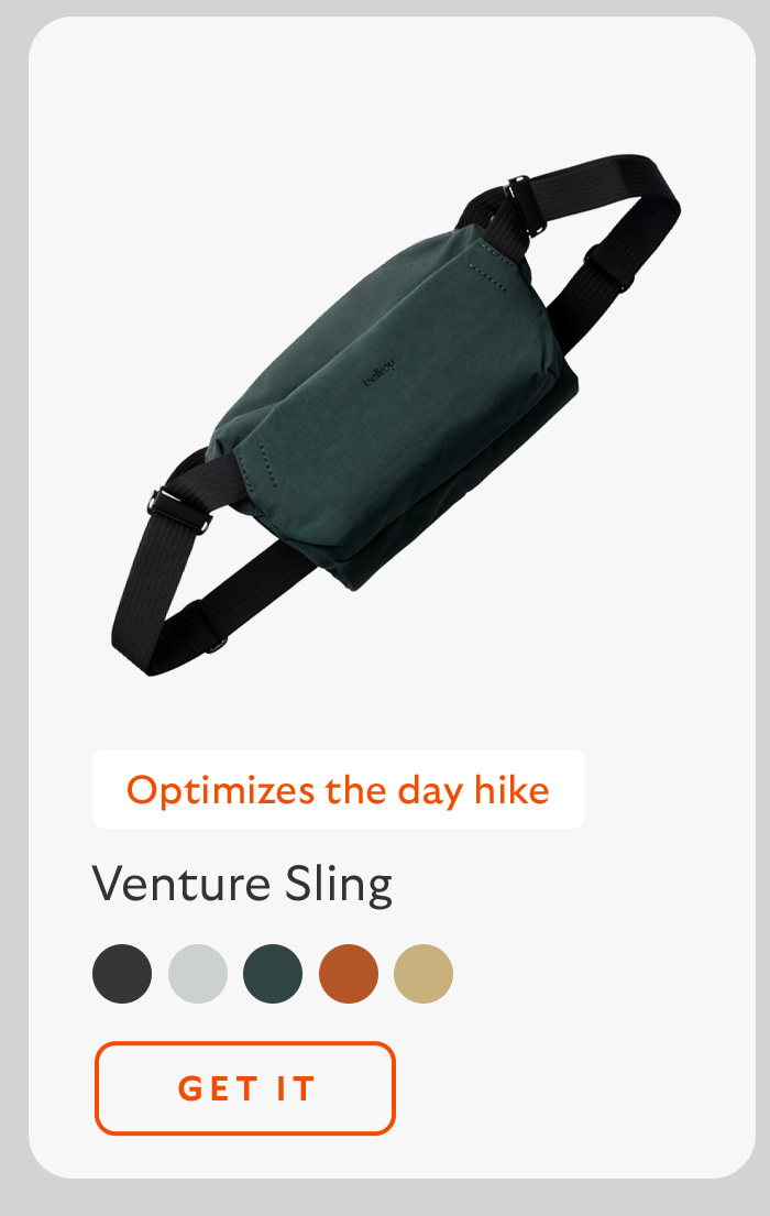 [Product name] Venture Sling [Starburst] Optimizes the day hike