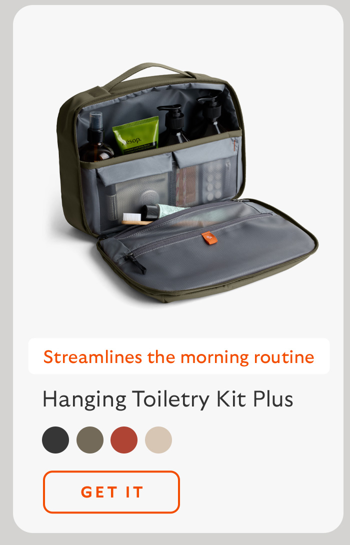 [Product name] Hanging Toiletry Kit Plus [Starburst] Streamlines the morning routine