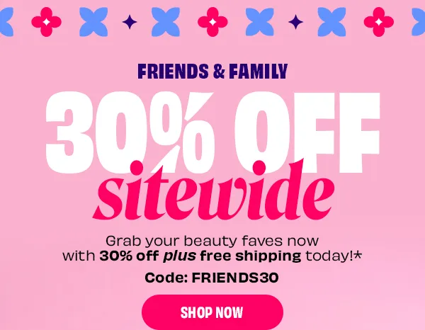Friends & Family | 30% off sitewide | Use code: FRIENDS30