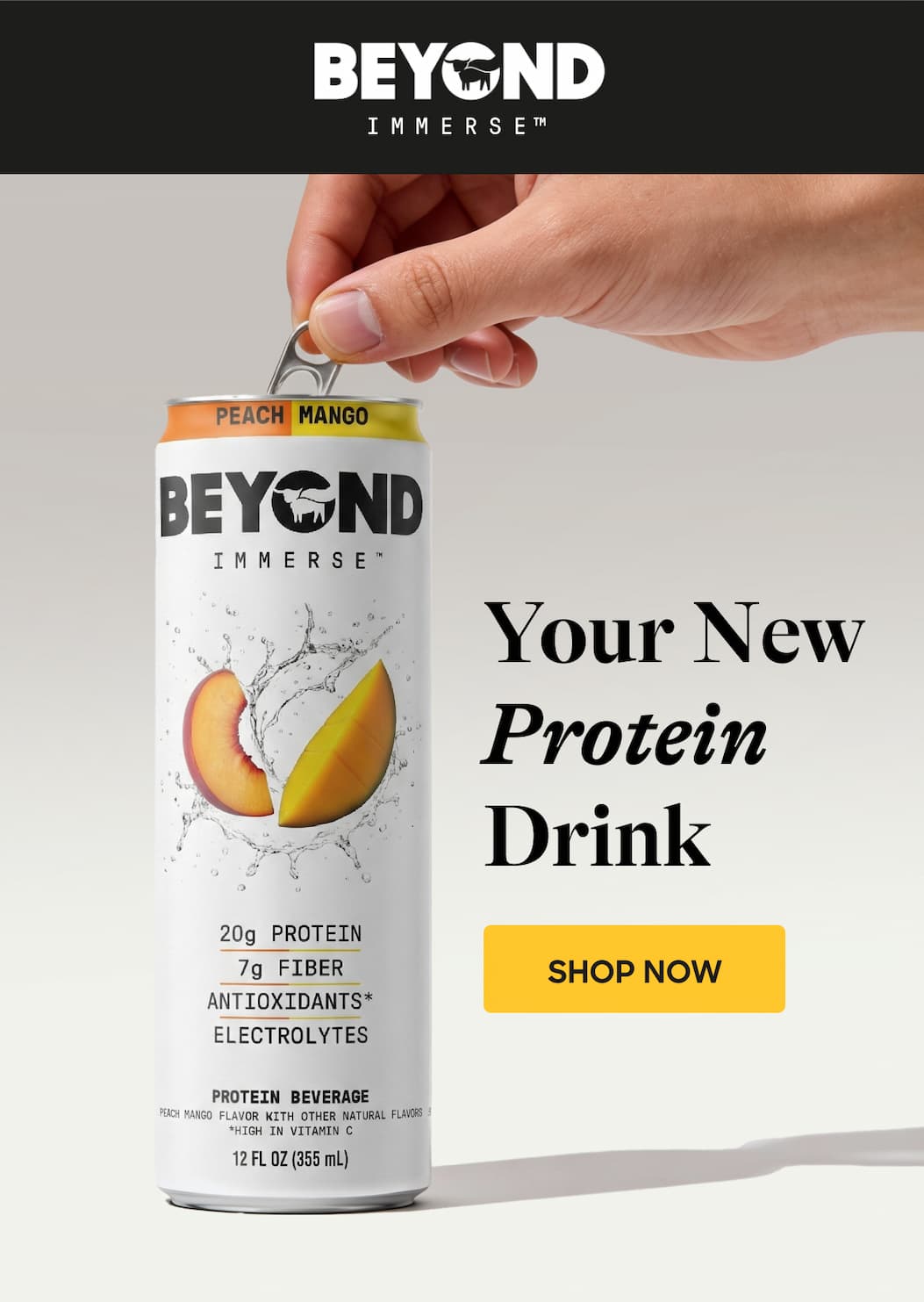 Your New Protein Drink. Shop Now