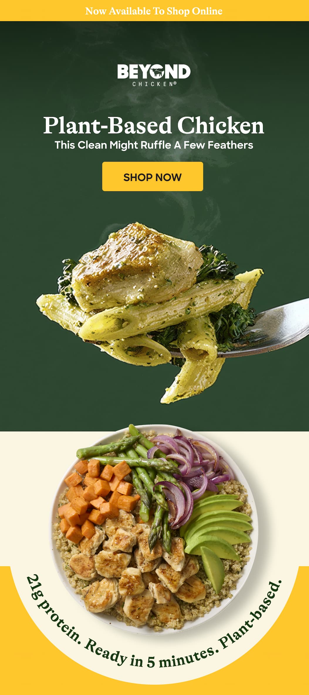 Plant-Based Chicken This Clean Might Ruffle A Few Feathers. Shop Now. 