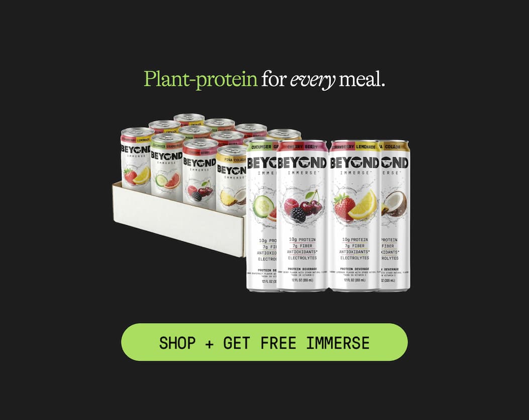 Plant-Protein For Every Meal. Shop + Get Free Immerse 
